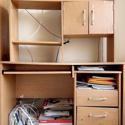 Computer Desk With Shelves And Storage