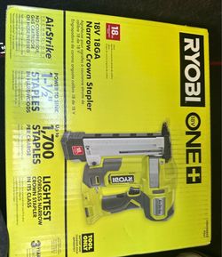 Ryobi ONE+ 18V 18-Gauge Cordless AirStrike Narrow Crown Stapler (Tool Only)