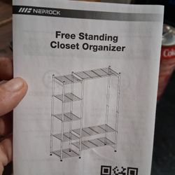 Neprock Free Standing Closet Organizer