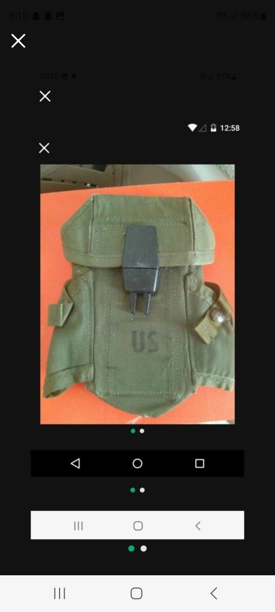 Army Magazine Clip Or Grenade Holder
