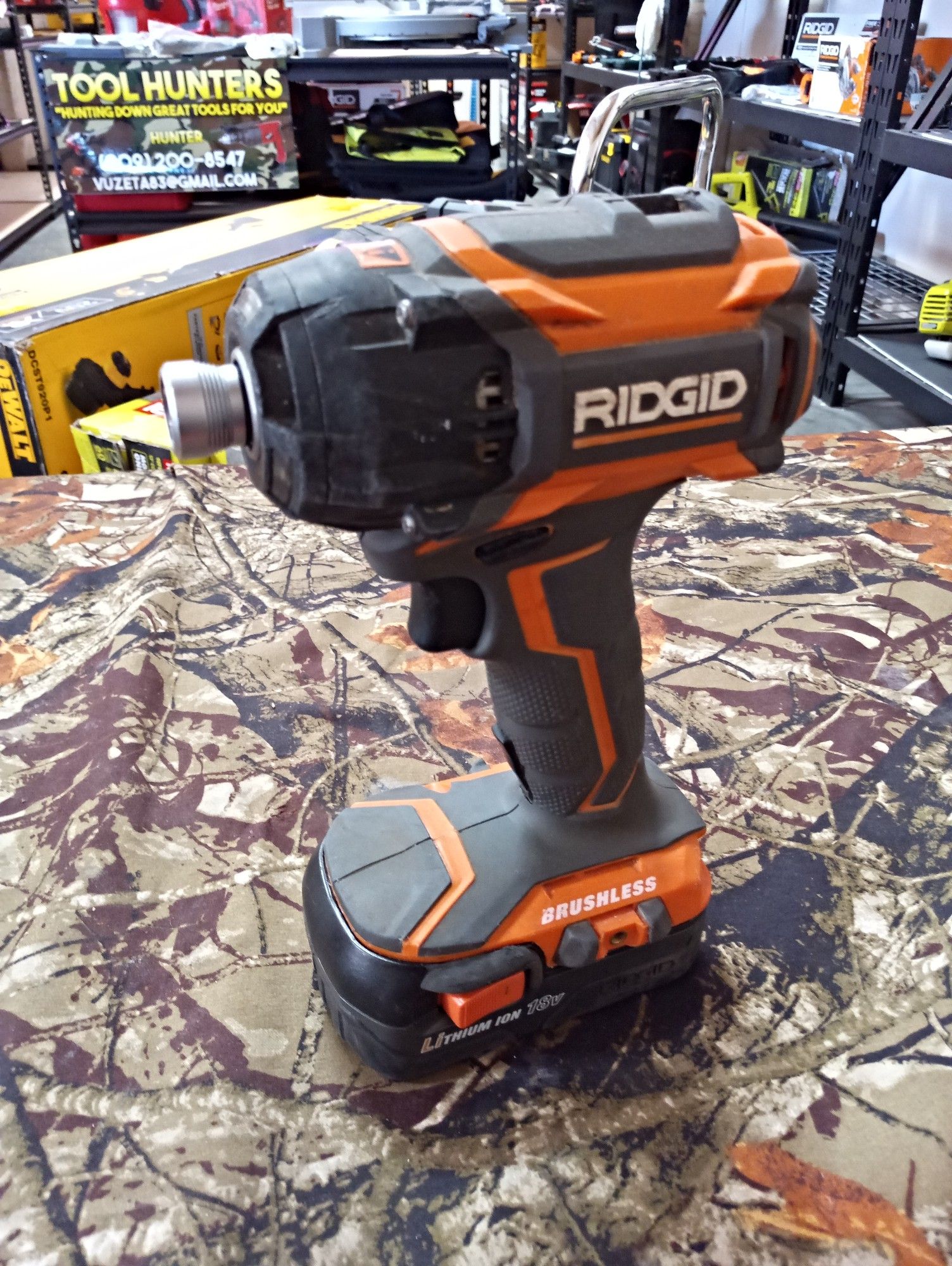 Gen 5 Rdigid Tools USED BUT WORKS EXCELLENT!! RIDGID GEN 5X BRUSHLESS 3 SPEED STEALTH ...