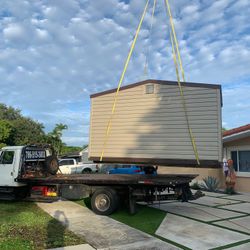 Sheds Relocation,Movemo Casita De Patio Rv Trailer Crane Container 