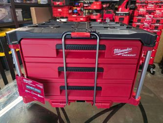 Brand New Milwaukee Packout 22" Modular 3-Drawer Tool Box with Metal Reinforced Corners