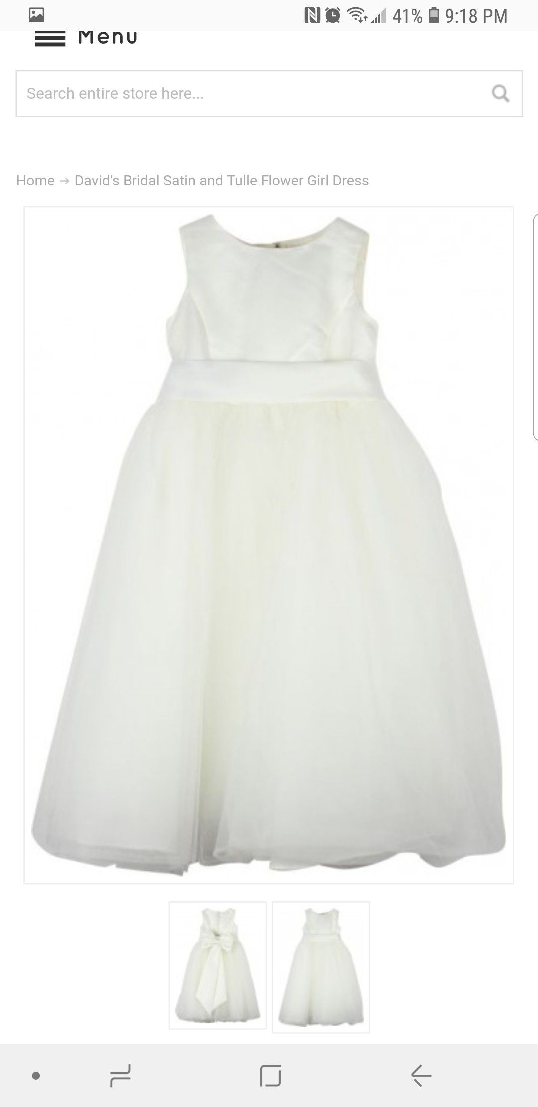 Flower girl dress / Baptism dress