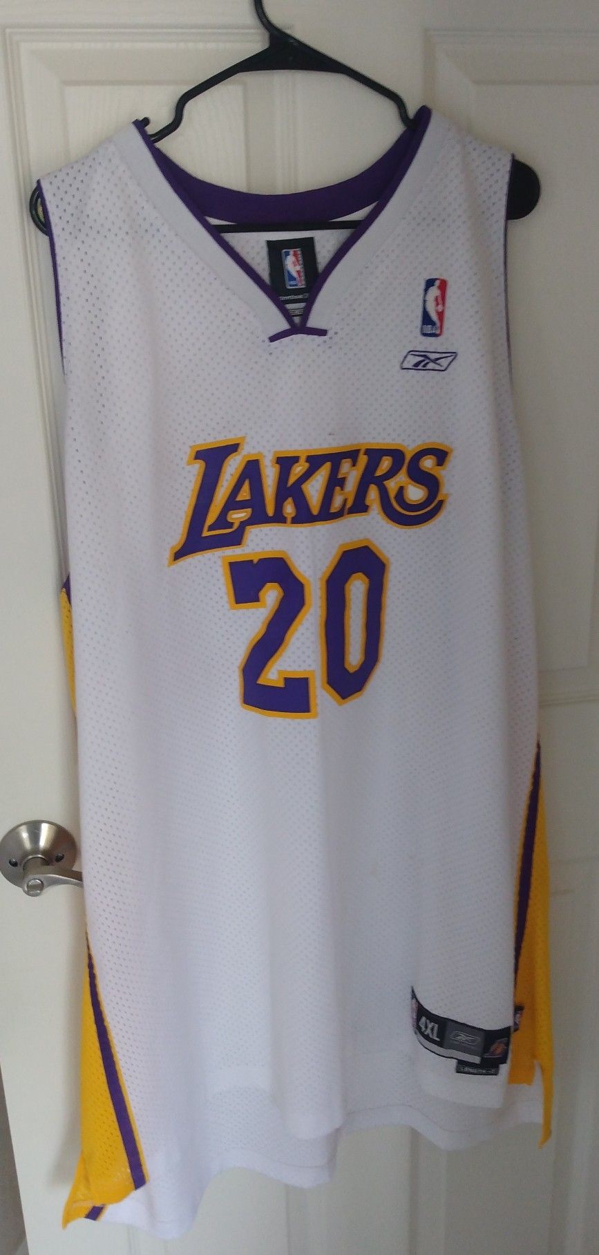 Reebok NBA Authentic Team Apparel Los Angeles Lakers Gary Payton.
