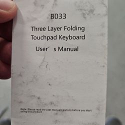 Folding Wireless Keyboard