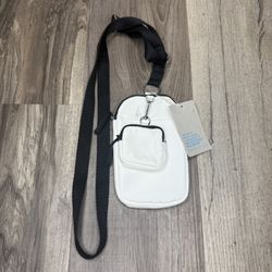 Primark White Mini Bag with Black Strap