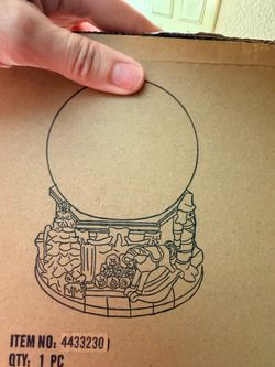 Christmas snow globe