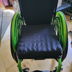Green Wheelchair  Manual