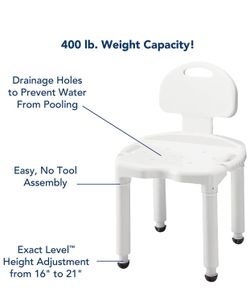 New shower chair