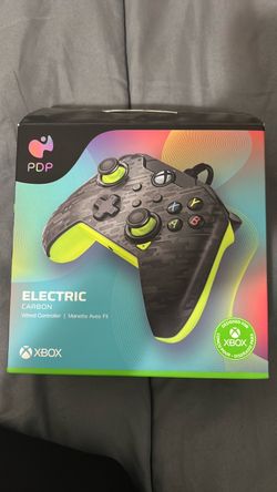 PDP Electric Carbon Wired Xbox Controller