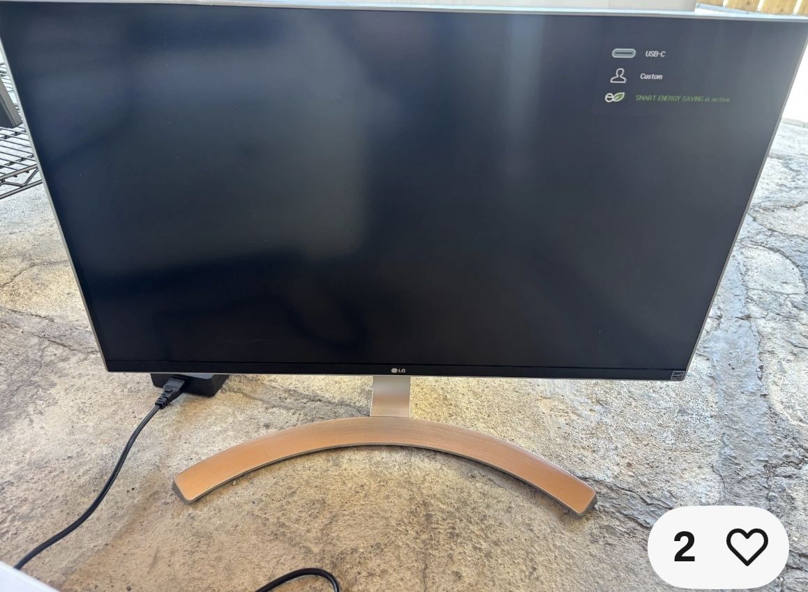 1EA - LG 27MU88-W 27" 4K LED (3840x2160) LCD Monitor HDMI DP Port w/stand
