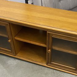 Make Me An Offer If Interested. Beautiful Light Wood Colored Entertainment Center TV Stand