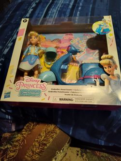 Disney Princess comfy squad Cinderella with scooter