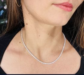 Necklace Yellow Gold 14k. Tennis