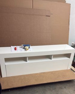 New TV stand in the box