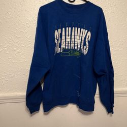 Vintage Seahawks Football Sweatshirt Size XL