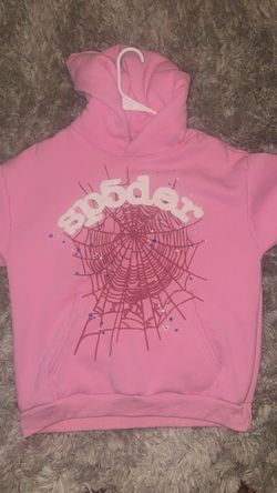 Pink Spider Web Hoodie