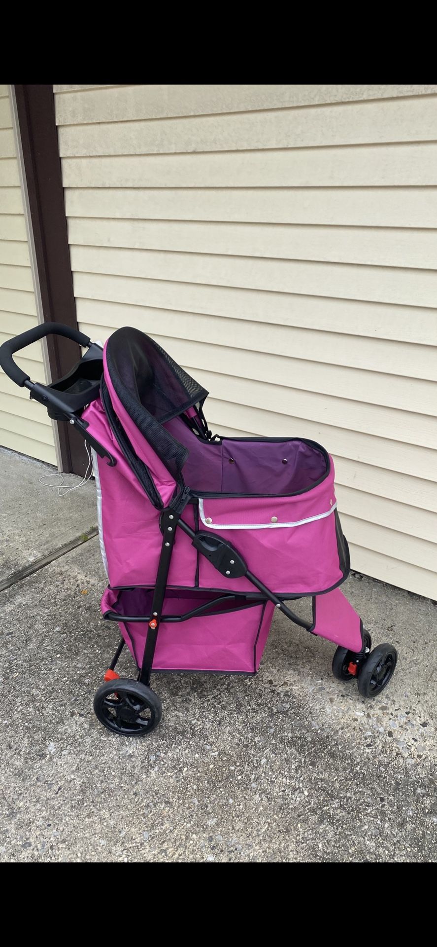 Pre-owned Small Dog, Cat Or pet Stroller Pink Color