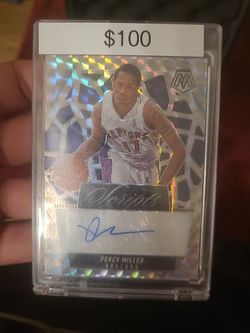 Master p mosaic autograph basketball card