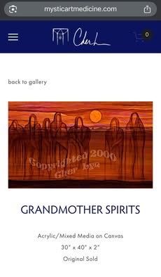 Original Cher Lynn Painting “Grandmother Spirit”