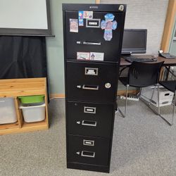 Black Metal Filing Cabinet FREE