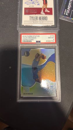 2018 Jalen Brunson rookie card 18/87/ Ja Morant blue rookie 2019 /