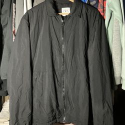 Zara Men’s Black Zip Up Jacket
