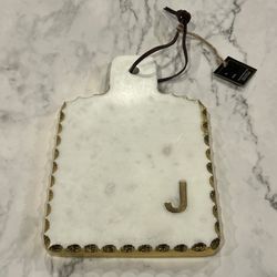 BH Beekman Home Rectangular Gold Marble Board