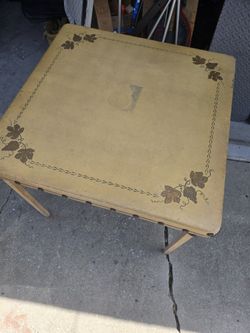 Vintage Card Table