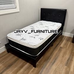 NEW TWIN BED Frame With Mattress 