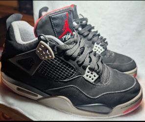 Nike Air Jordan 4 Retro Bred 2019 – Men’s Size 9 – Excellent Condition