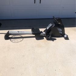 Rower, Velocity Exercise Black Magnetic Rower