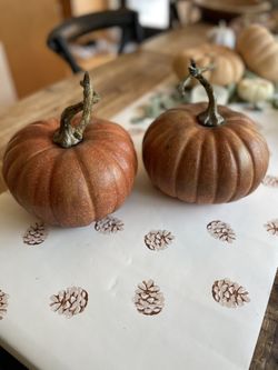 Pottery Barn Faux Pumpkins
