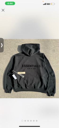Fear of God Essentials Hoodie Black