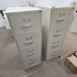 Two HON Locking File Cabinets