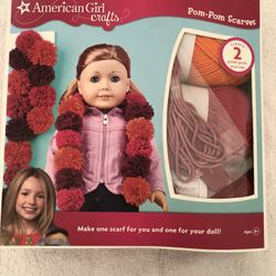 American Girl Craft. Pom Pom Scarves.