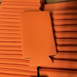 Orange Seltzer Can Coozie