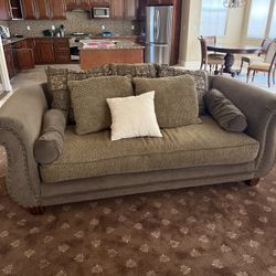 Matching Pair of Traditional Loveseats, Couches