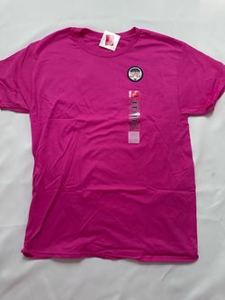 Hanes Pink Crew Neck T-Shirt Medium