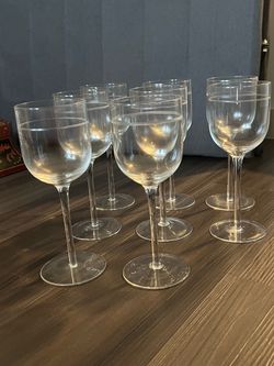 8 piece wine glass set