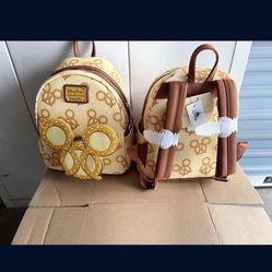 Disney Pretzel Loungefly Backpack