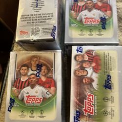 2024/25 Topps Soccer Blaster Boxes (4)