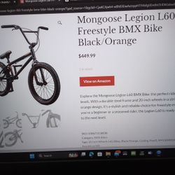 Mongoose Legion BMX L60 Freestyle Bike