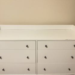 white dresser