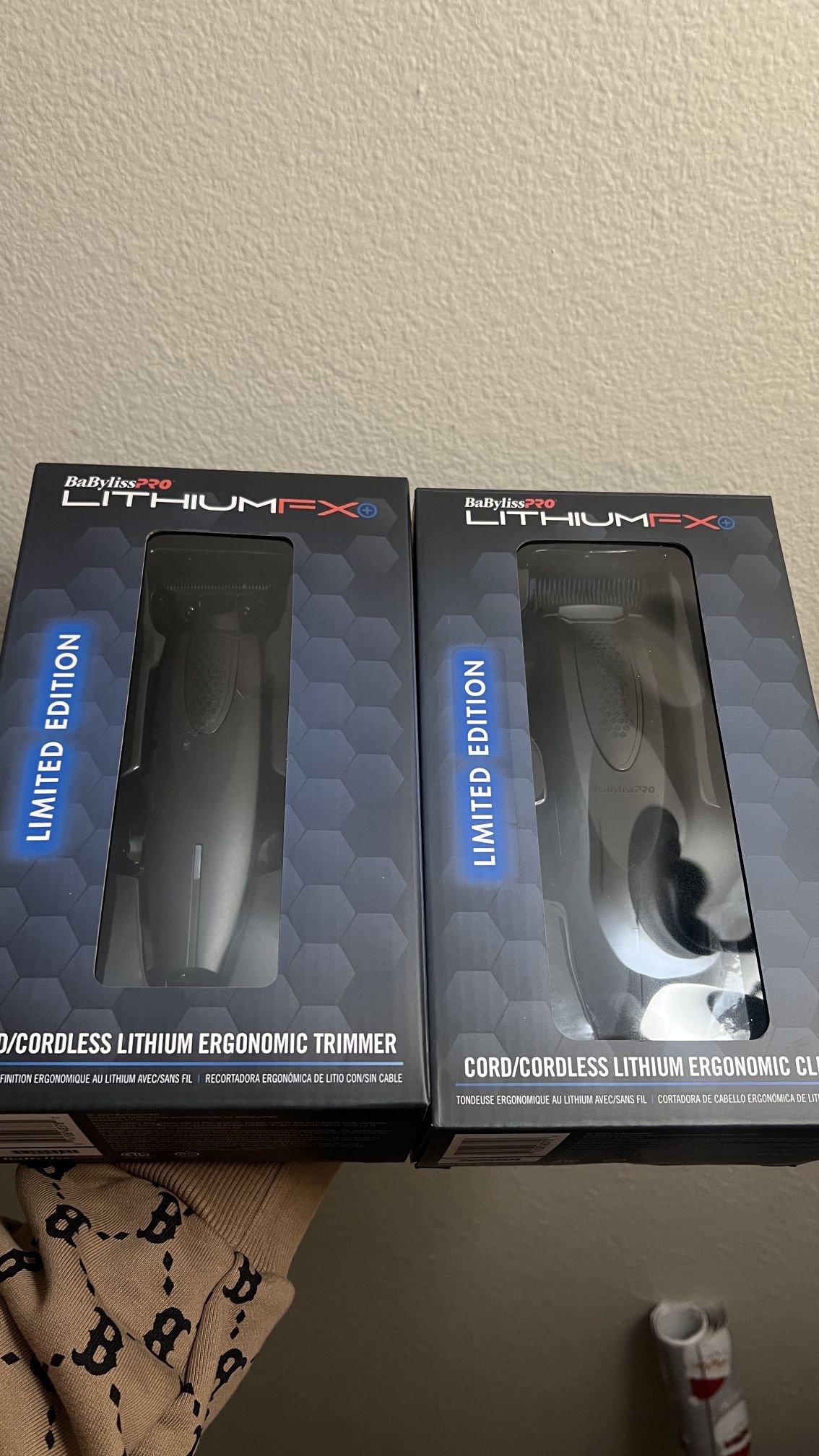   Barber Xmas Gift BABYLISSPRO LITHIUMFX+ LIMITED EDITION MATTE BLACK 