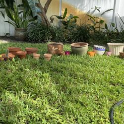 Terracotta And mixed Planter Pots