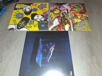 3 R&B SOUL MUSIC RECORDS  FOR $60.00 ONLY!! A TRIBE CALLED QUEST ,, DE LA SOUL ,, TEYANA TAYLOR ♥️