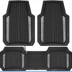 NEW 4.6 4.6 out of 5 stars (9) CAR PASS Bling Glitter Car Floor Mats Heavy Rubber Water Proof,Black Silver Sparkly Shining, Deep Dish Waterproof All W