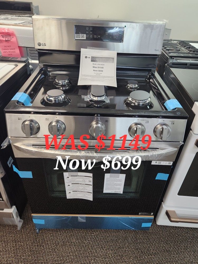 LG 5.8 Cu. Ft. Smart Freestanding Gas True Convection Range With Easyclean And Air Fry